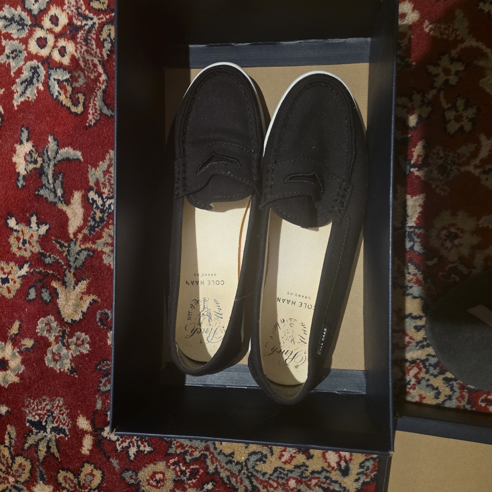 Cole Haan Elegant Black Loafer with Original Box